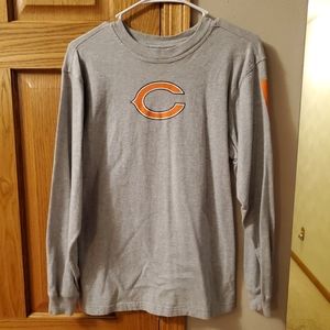 Reebok Boy's XL 14/16 Unisex Chicago Bears NFL Long Sleeve Shirt